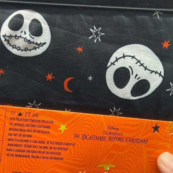 Disney Nightmare Before Christmas Jack Skellington Leggings Soze M/L - Picture 6 of 8